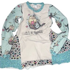 6T MerCat Print Dress